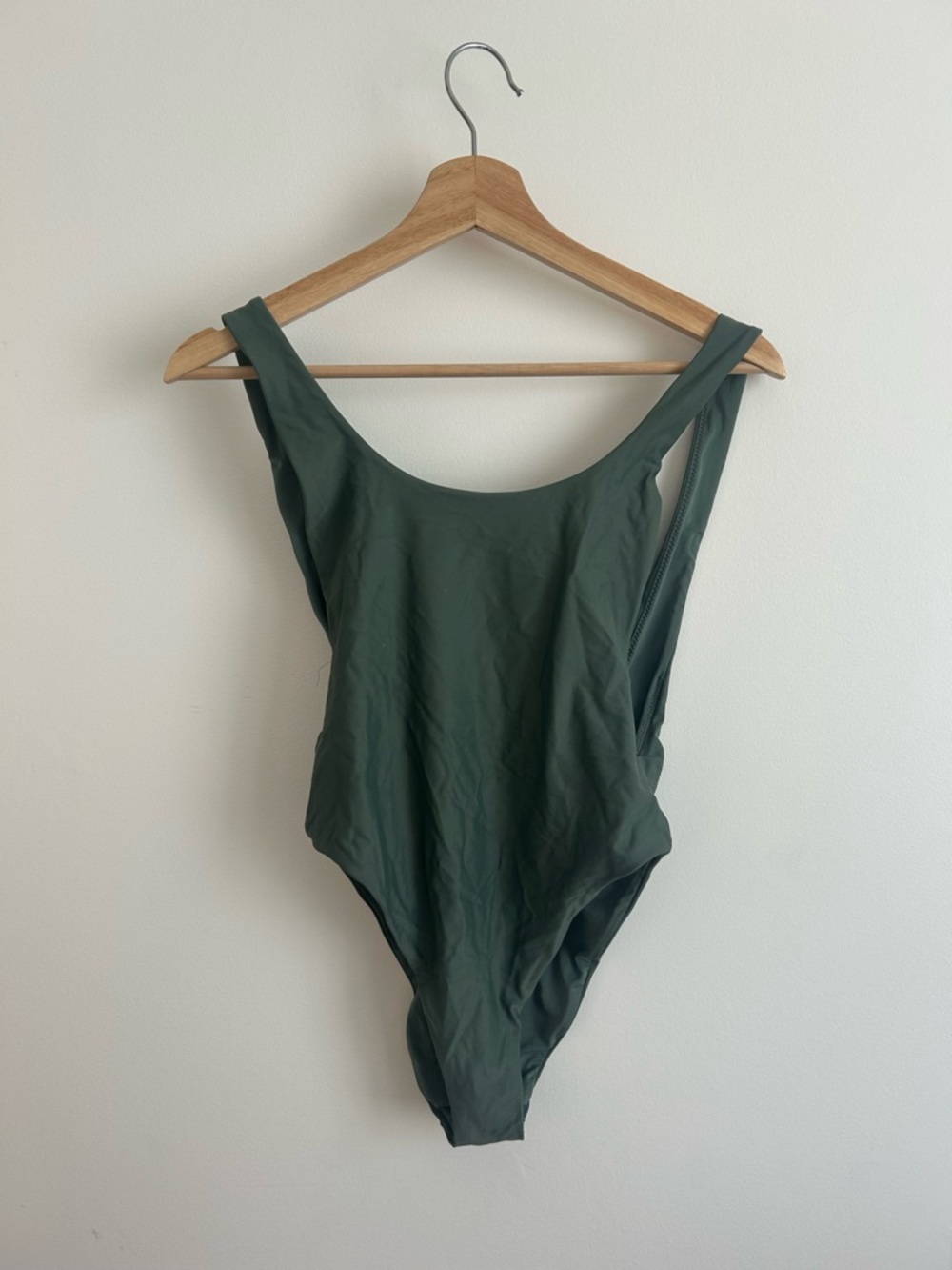 American Eagle Outfitters Olive Green One-Piece Swimsuit